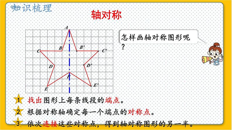 数学北师6(下)总复习 二 图形与几何 3.图形的运动 课件04