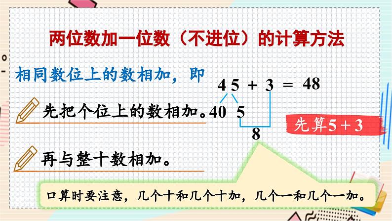 苏教版 数学 一年级 下册 第4单元 第15课时 复习 PPT课件第6页