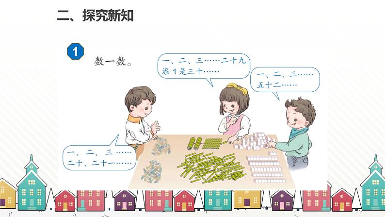 人教版数学一年级下册 四、100以内数的认识-第1课时 数 数 课件第4页