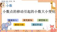 小学数学西师大版四年级下册第五单元 小数小数点位置移动引起小数大小的变化图片ppt课件