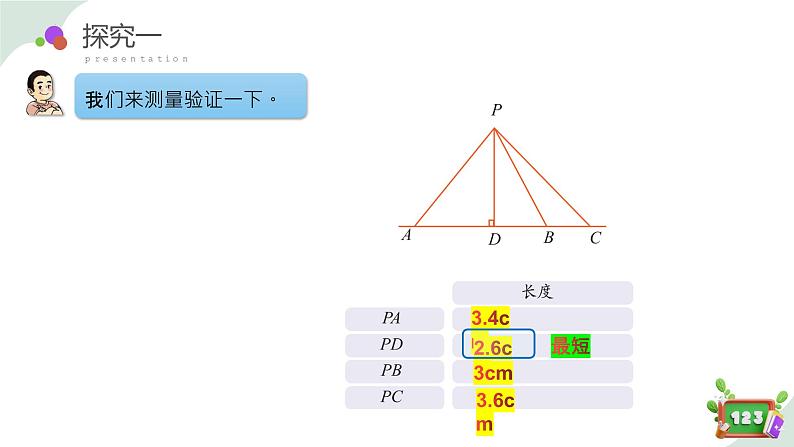 4.1(4)垂直 - 点到直线的距离(教学课件)四年级数学下册 沪教版06
