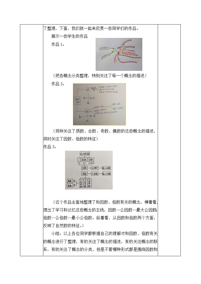 北京版数学六年级下册第四单元因数和倍数的认识复习(一)教学设计02