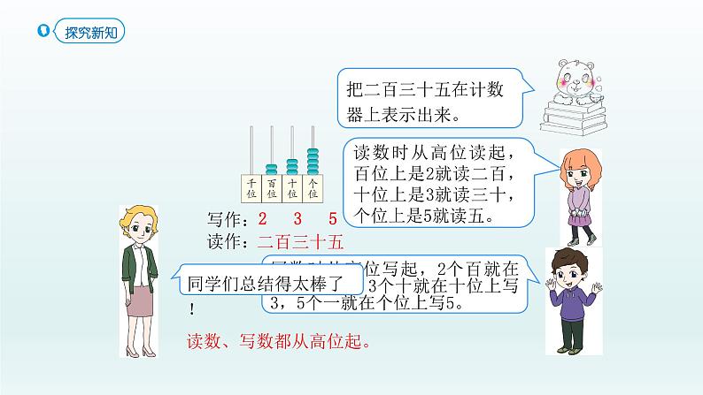 人教版二年级数学下册 7 万以内数的认识-第2课时 1000以内数的认识(2)课件第6页