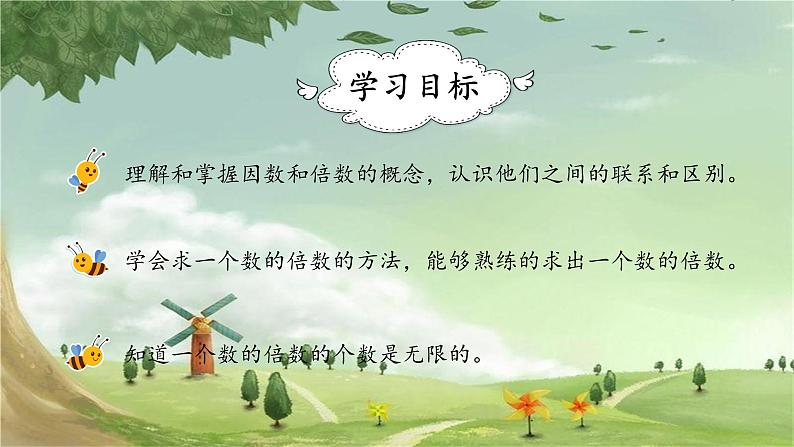 人教版数学五年级下册 2.3 因数和倍数(例3)课件第2页