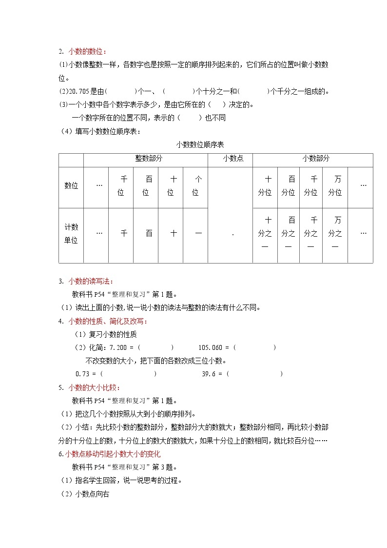 人教版数学四年级下册 4.12《整理与复习》课件+教案+分层练习+课前课中课后任务单03