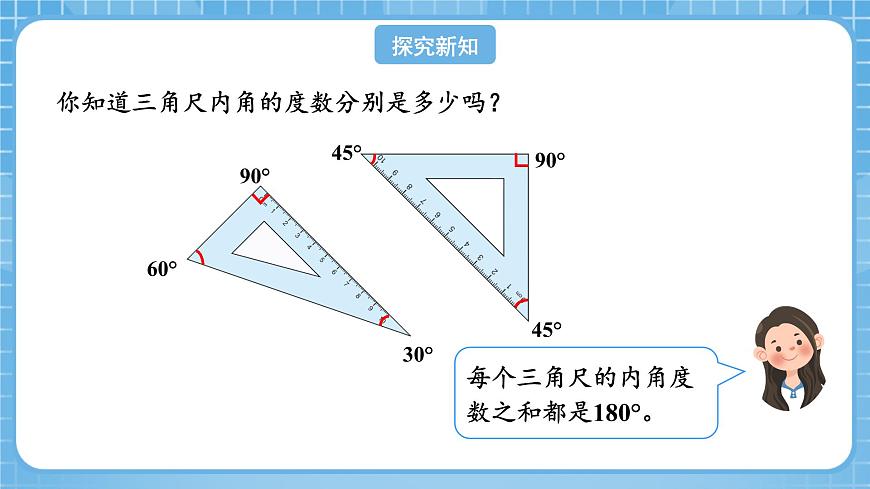 人教版數(shù)學(xué)四年級(jí)下冊(cè) 5.5《三角形的內(nèi)角和》課件第8頁