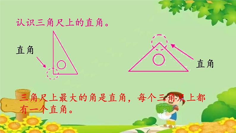 人教版数学二年级上册 第3单元 角的初步认识-第2课时 直角的认识及画法课件07