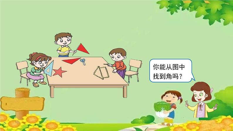 青岛版(五四制)数学二年级上册 二 1.认识角和直角课件第2页