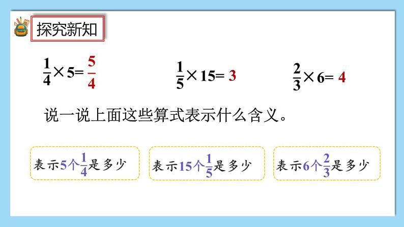 人教版数学六年级上册1.2《整数乘分数的意义》课件+教案02