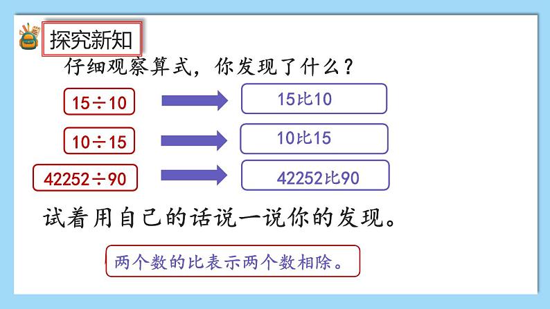 人教版数学六年级上册4.1《比的意义》课件+教案+练习06