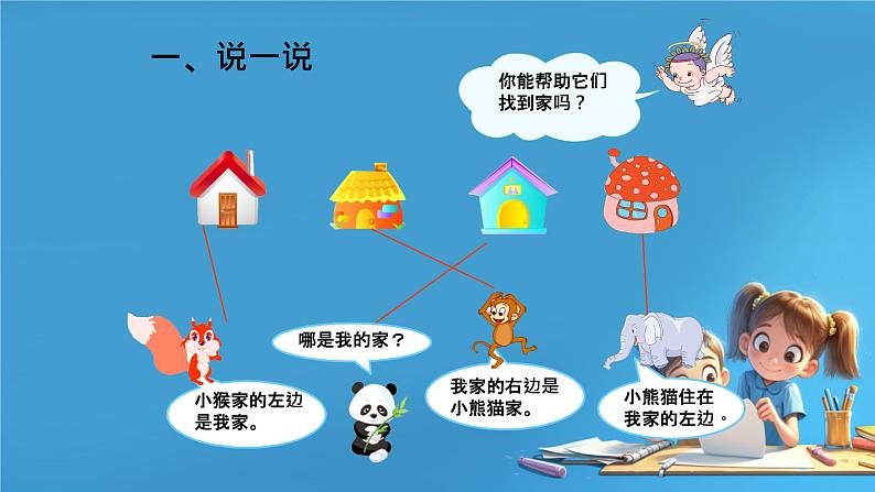 人教版小学一年级数学下册 总复习 位置和图形-认识钟表 课件04