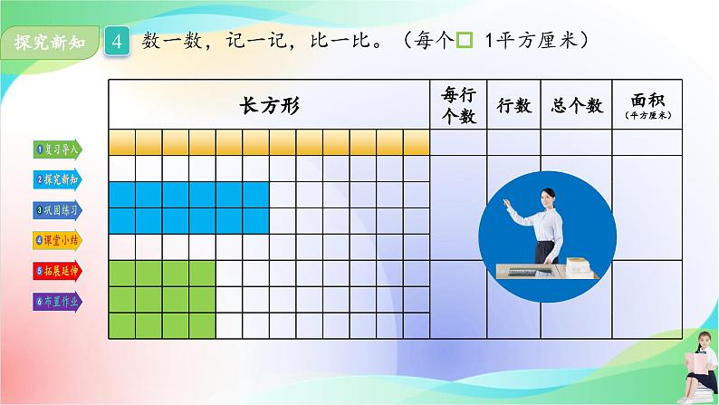 人教版三年级下册数学第五单元《长方形、正方形的面积计算(例4)》课件04