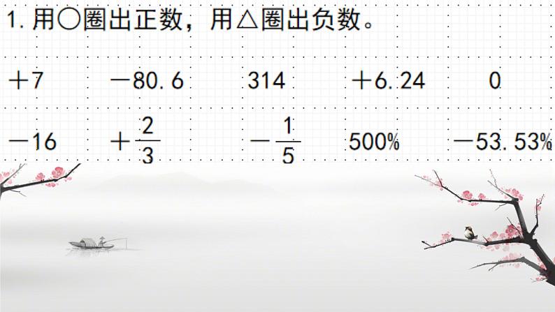 人教版小学六年级数学下册 负数课件03
