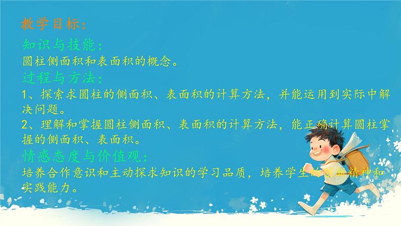 人教版小学六年级数学下册 1圆柱的表面积 课件第2页