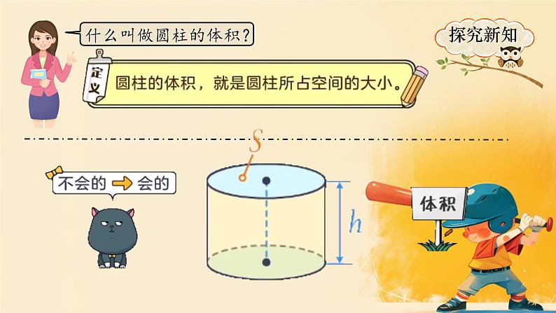 人教版小学六年级数学下册 圆柱的体积课件第3页