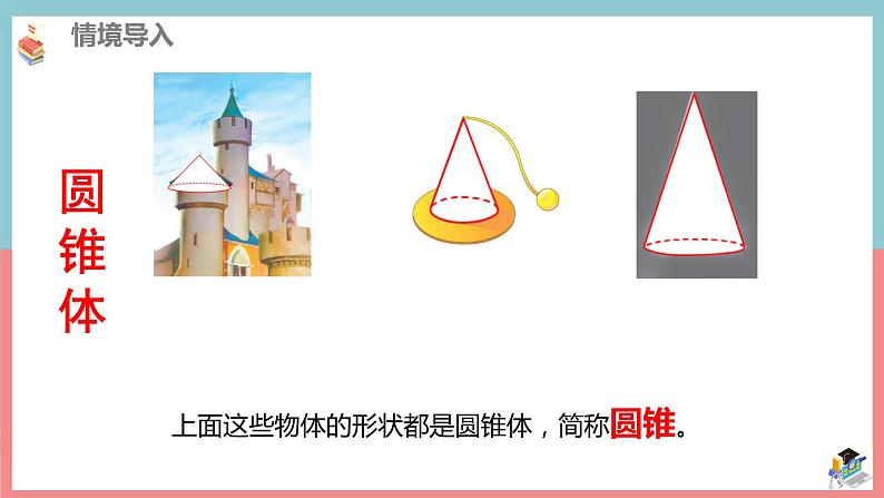 人教版小学六年级数学下册 圆锥的认识(1)课件03