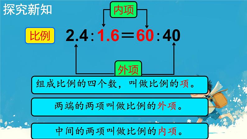 人教版小学六年级数学下册 比例的基本性质课件第5页