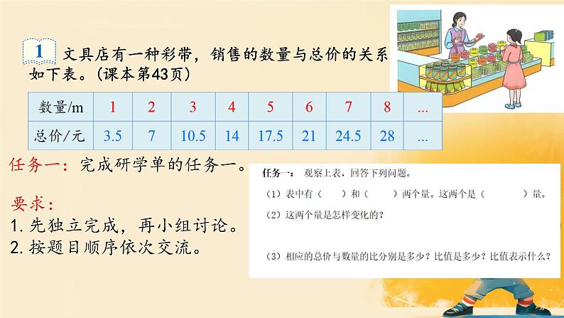 人教版小学六年级数学下册 正比例 课件04