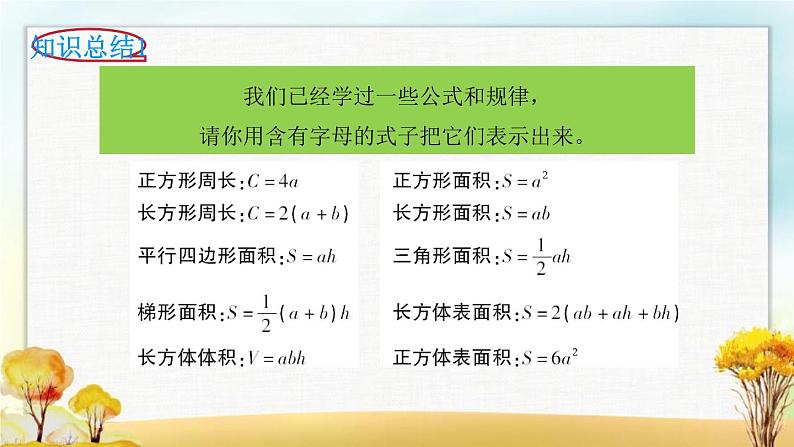 北师大版六年级数学下册总复习数与代数式与方程课件第5页
