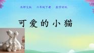 北师大版六年级下册可爱的小猫授课课件ppt