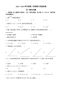 山东省济宁市任城区2023-2024学年六年级下学期期中数学试题（原卷版+解析版）