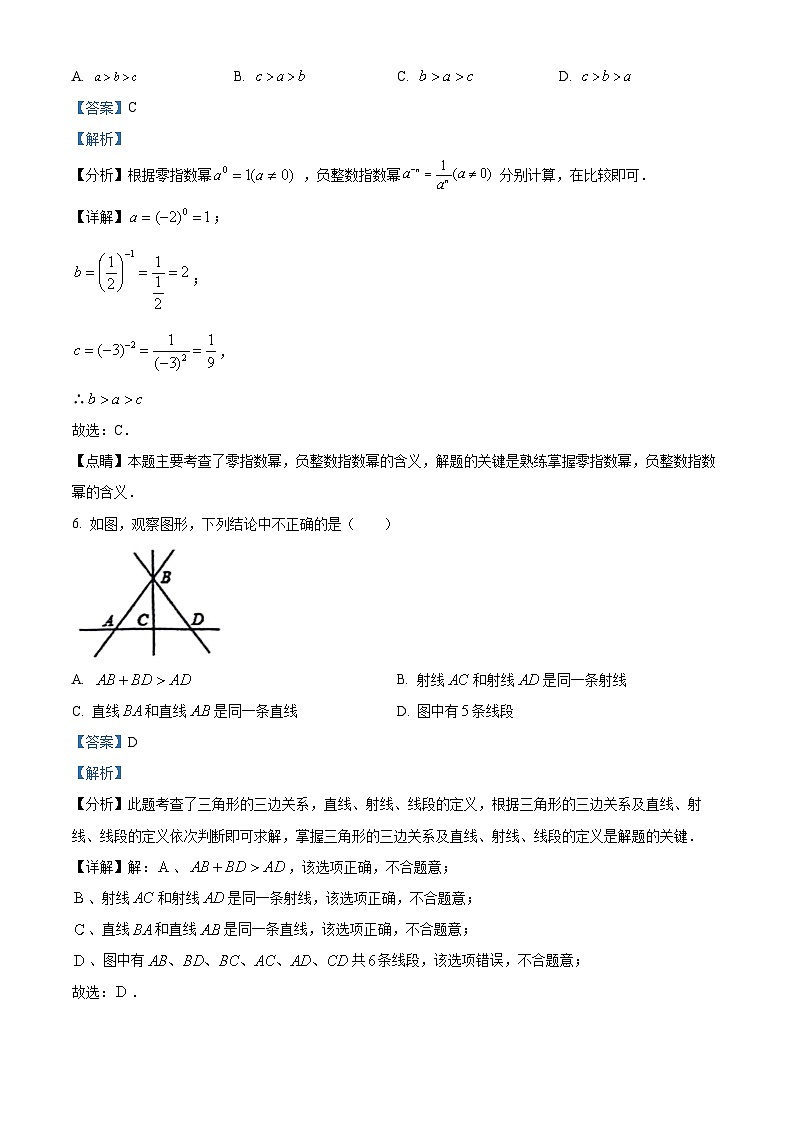 山东省济宁市任城区济宁学院附属中学2023-2024学年六年级下学期期中数学试题第3页