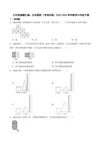 小升初真题汇编：立体图形（专项训练）--2024年六年级下册数学