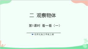北师大版三年级上册1 看一看（一）背景图课件ppt