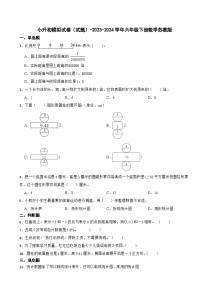 小升初模拟试卷（试题）-2023-2024学年六年级下册数学苏教版