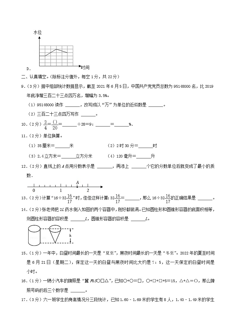 2022年贵州省铜仁市小升初数学真题第3页