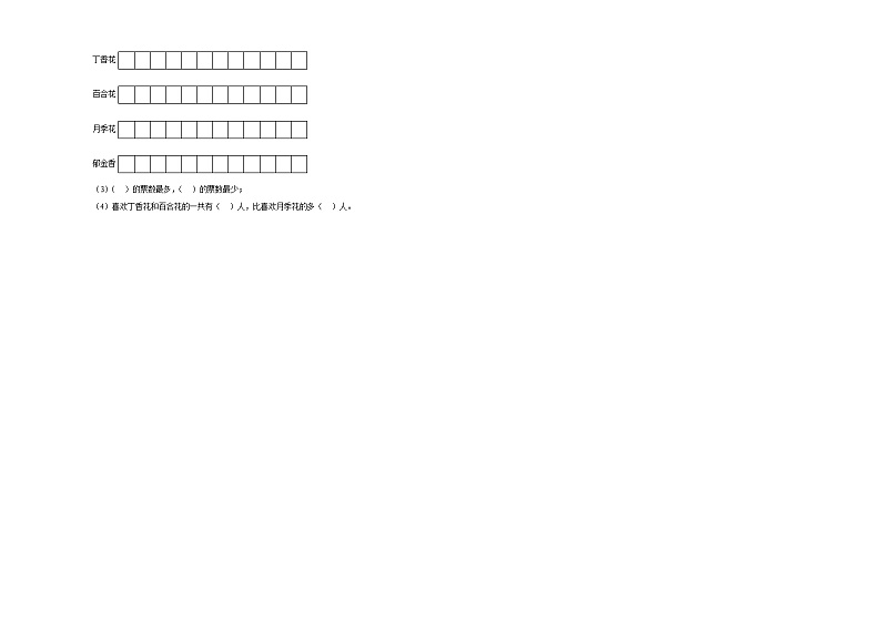 期末核心考点检测卷(试题)2023-2024学年数学二年级下册北师大版03
