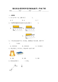 期末综合素养测评卷(试题)-2023-2024学年二年级下册数学苏教版