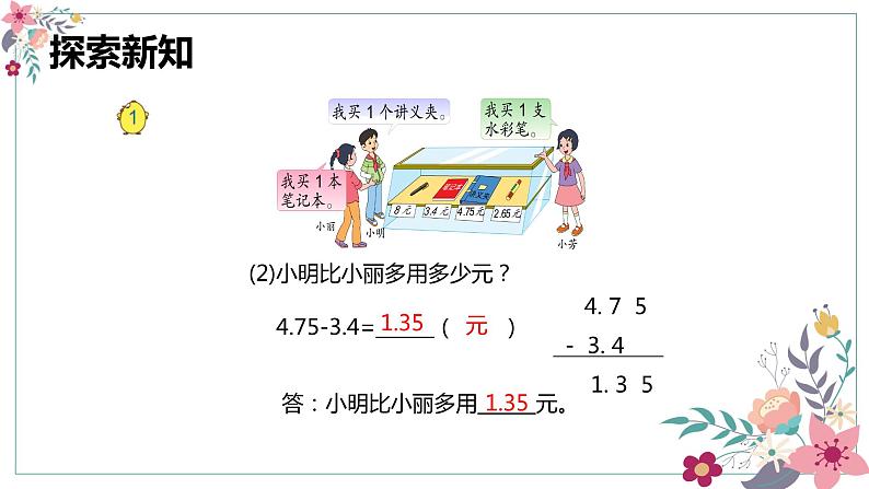 【同步备课】第四单元 第一课时 小数加法和减法(课件) 五年级数学上册(苏教版)08