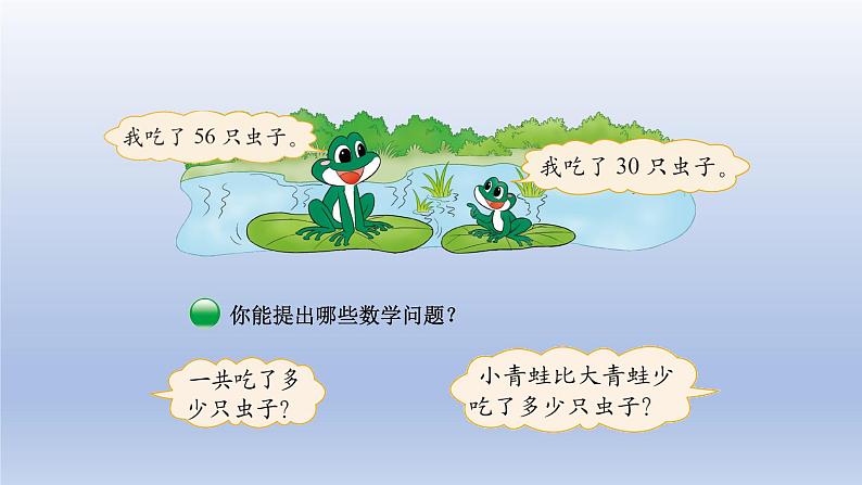 2024一年级数学下册第5单元加与减二3青蛙吃虫子课件(北师大版)第3页