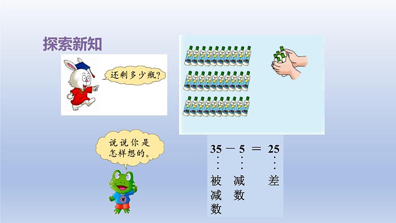 2024一年级数学下册第5单元100以内的加法和减法一1整十数加一位数和相应的减法课件(冀教版)第5页