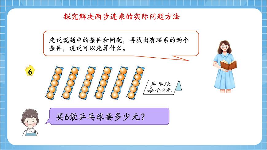 蘇教版數(shù)學(xué)三年級下冊1.5 《兩步連乘的實(shí)際問題》（教學(xué)課件）第7頁