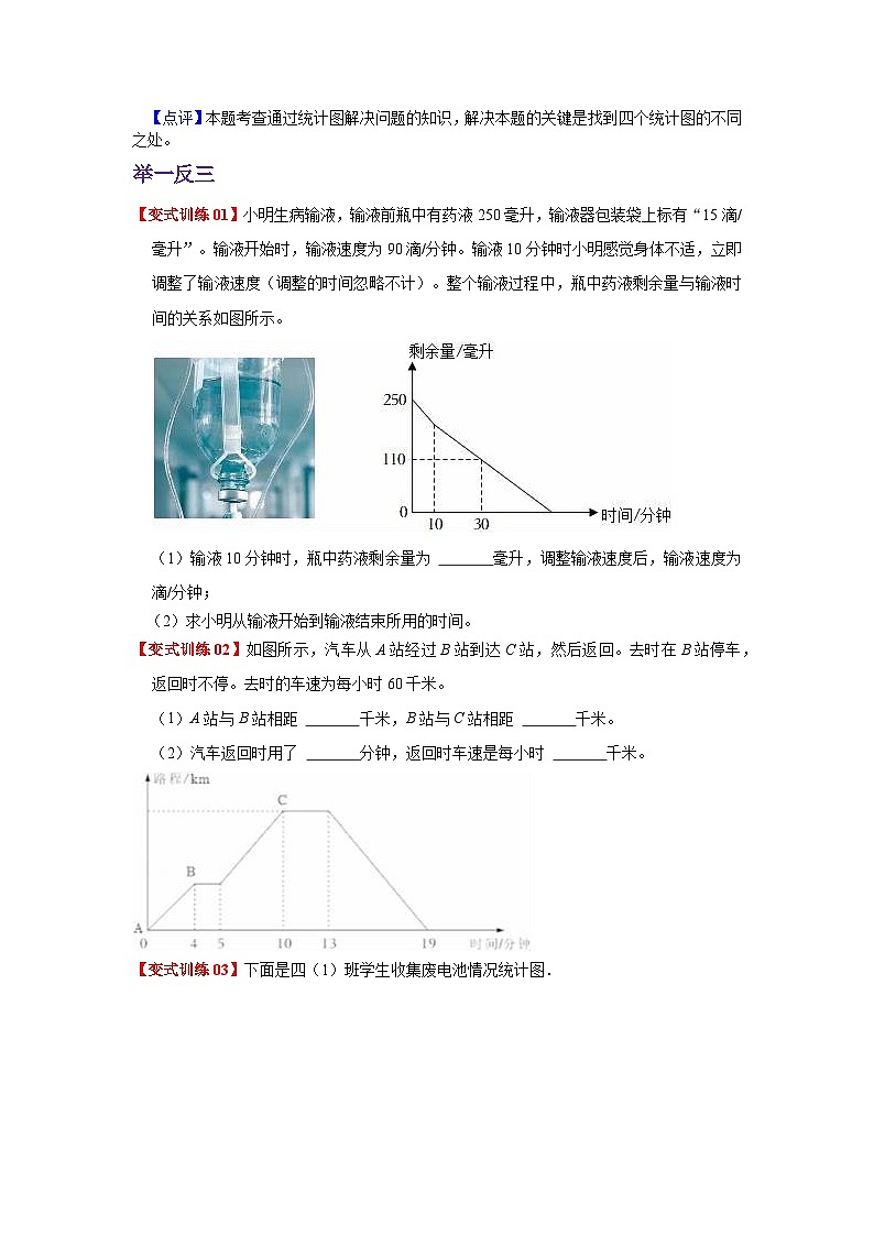 苏教版数学五年级下册第二单元《折线统计图》试卷(教师版+学生版+单元解析)03