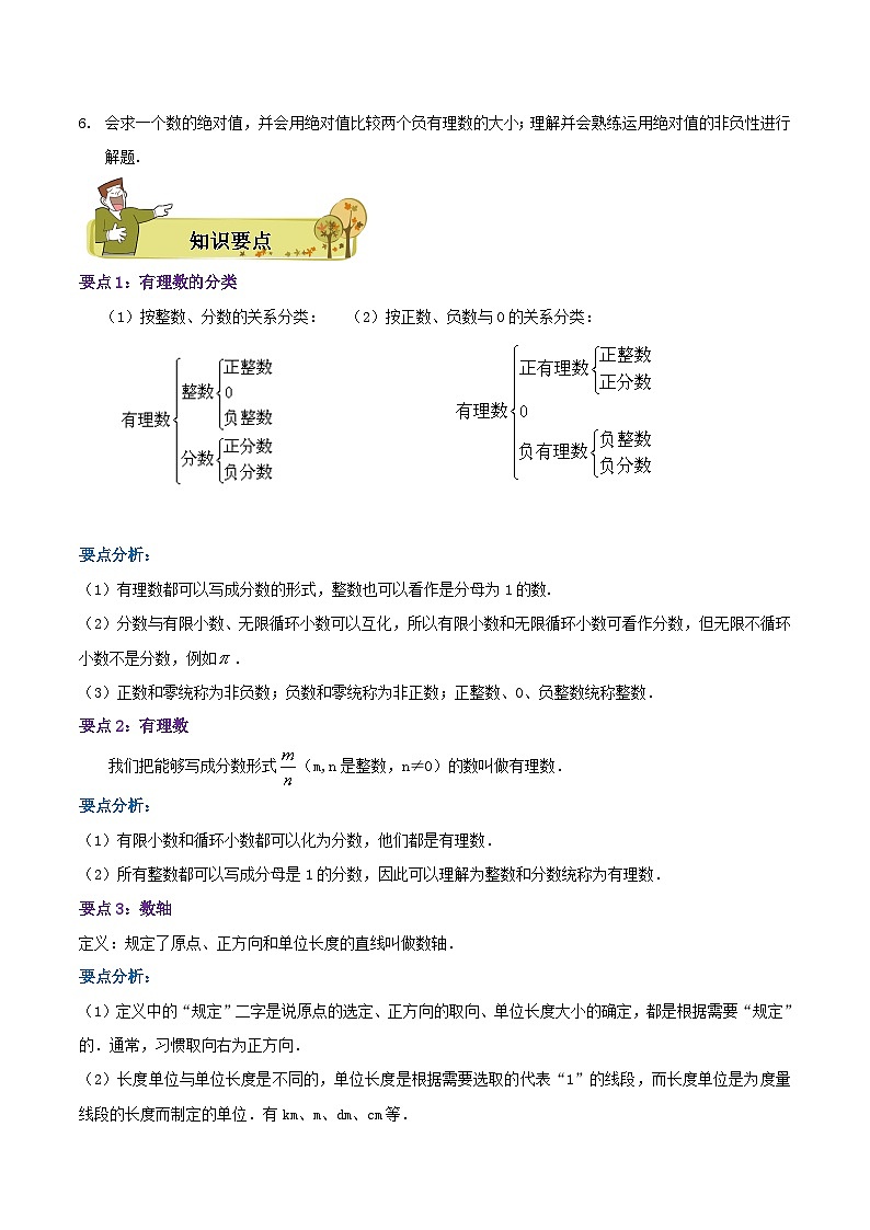 人教版小升初数学衔接精编讲义专题02《有理数》(精编讲义)(原卷版+解析)第2页