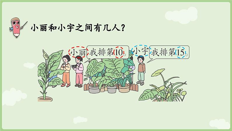4.6 排队中的数学问题(课件)-2024-2025学年一年级上册数学人教版第7页