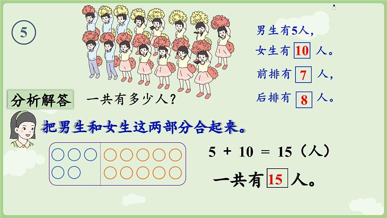 5.4 解决问题(一)(课件)-2024-2025学年一年级上册数学人教版06