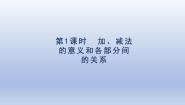 小学数学人教版四年级下册1 四则运算加、减法的意义和各部分间的关系课文课件ppt