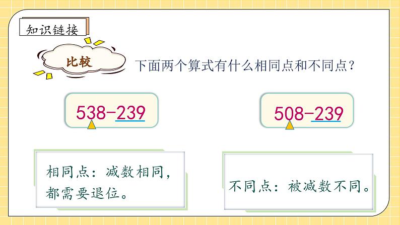 【教-学-评一体化】人教版三年级上册备课包-4.4 三位数减三位数(二)(课件+教案+学案+习题)08
