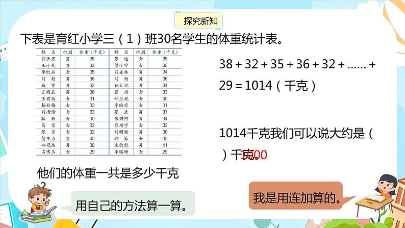 冀教版小学数学三年级上册7.1《感受并认识质量单位“吨”》课件第6页