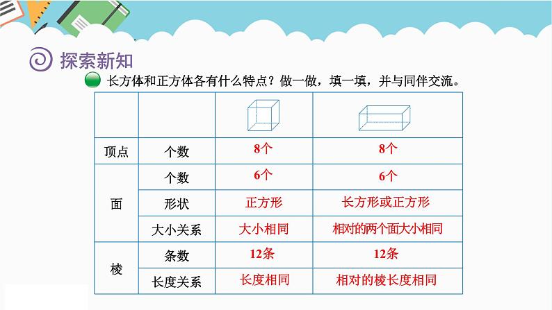 2024五年级数学下册第2单元长方体(一)第1课时长方体的认识课件(北师大版)第6页