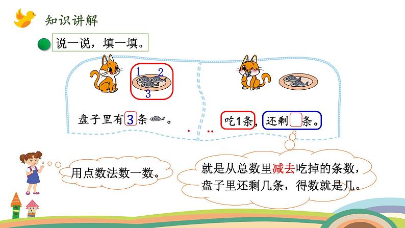 北师大版(2024版)一年级数学上册课件 第2单元 第5课时 可爱的小猫04