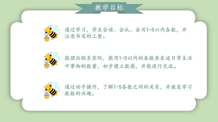人教版小學(xué)數(shù)學(xué)一年級上冊5以內(nèi)數(shù)的認(rèn)識和加、減法《1-5的認(rèn)識》課件第2頁