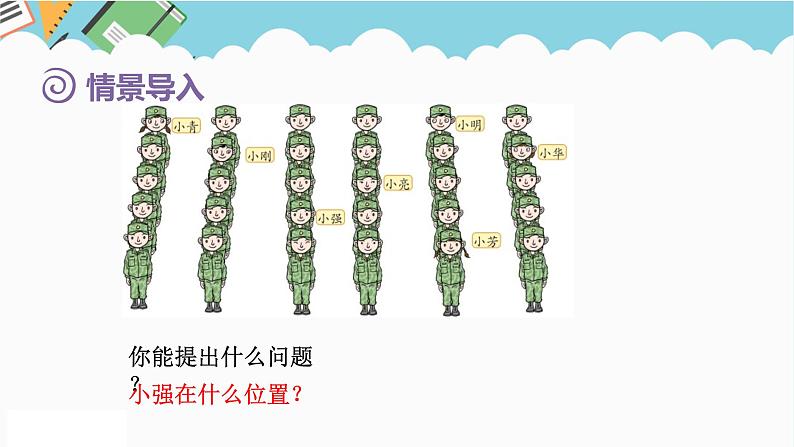 2024五年级数学下册第4单元走进军营__方向与位置第1课时用数对确定物体的位置课件(青岛版六三制)02