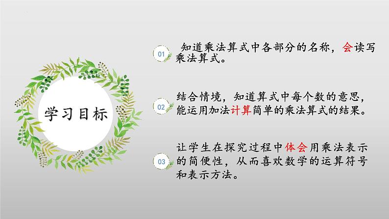 3.2《儿童乐园》(教学课件)二年级+数学上册+北师大版第2页