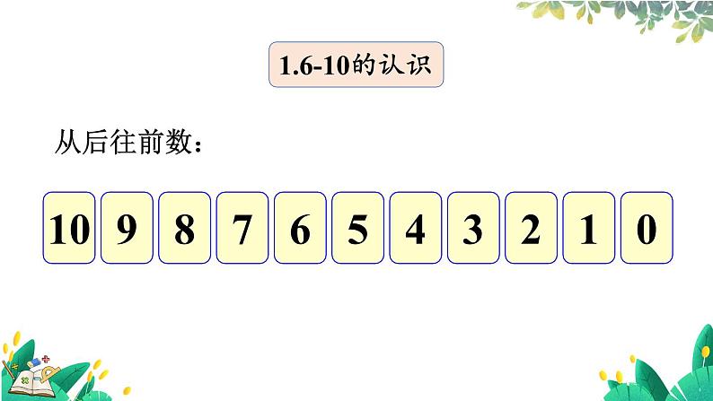 人教版数学一年级上册 2.16 整理和复习 PPT课件+教案+习题04
