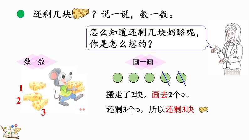 北师大版(2024)一年级数学上册课件 2.2 还剩下多少(1)07